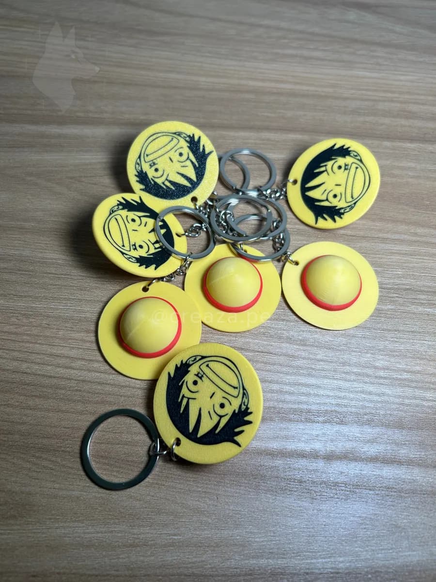 Llavero One Piece - Sombrero de Luffy personalizado — Creaza Perú
