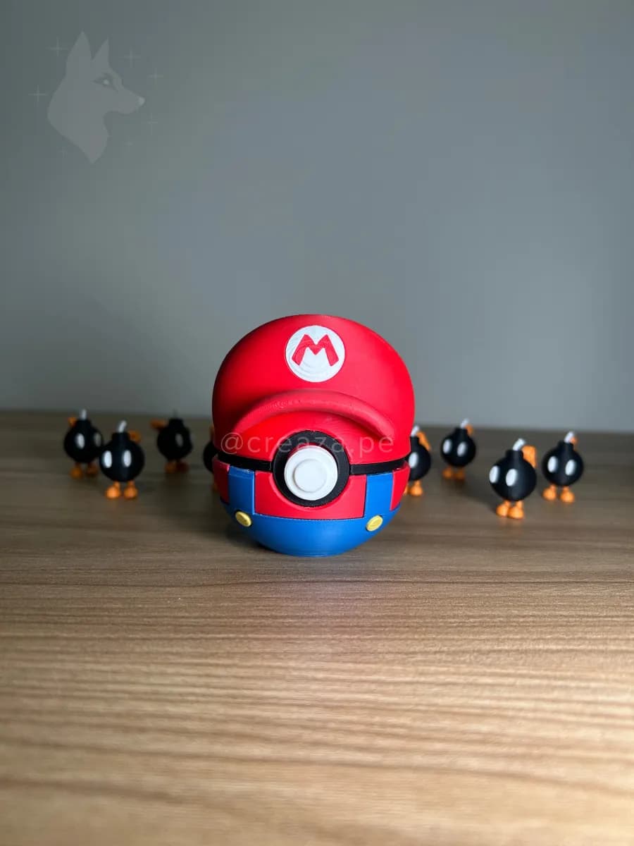 Pokebola Mario Bros personalizado — Creaza Perú