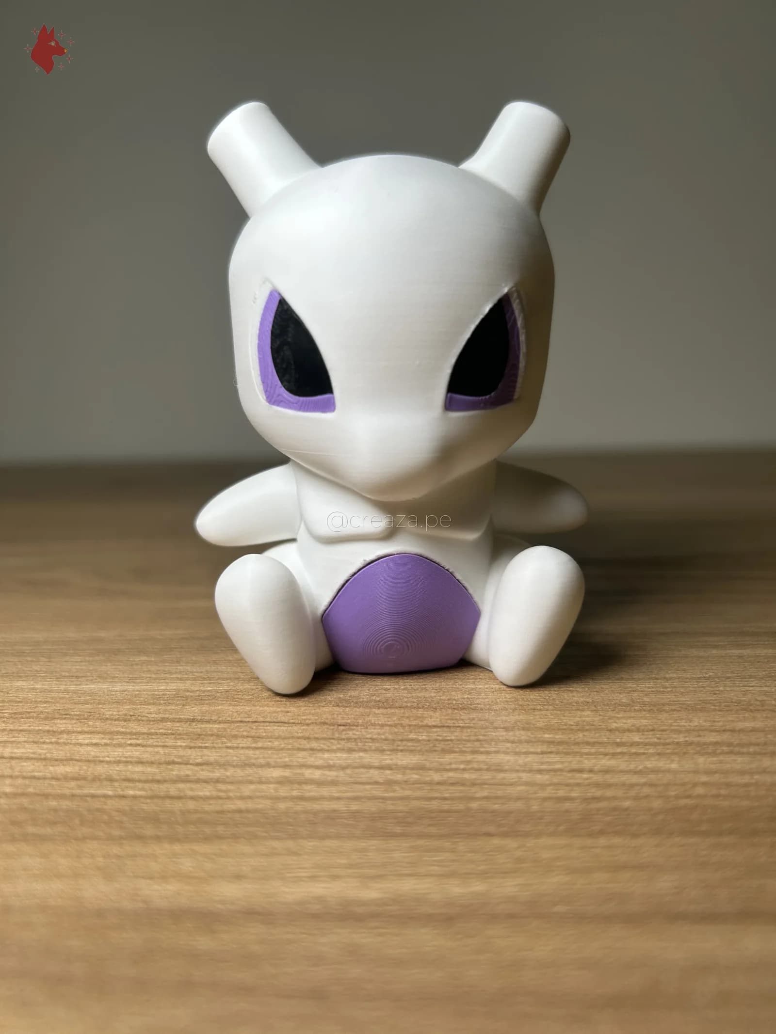 Mewtwo 8cm personalizado — Creaza Perú