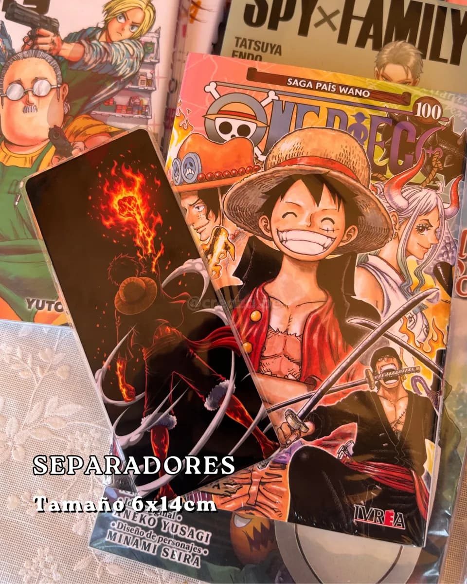 Separadores con borde 6x14cm personalizado — Creaza Perú