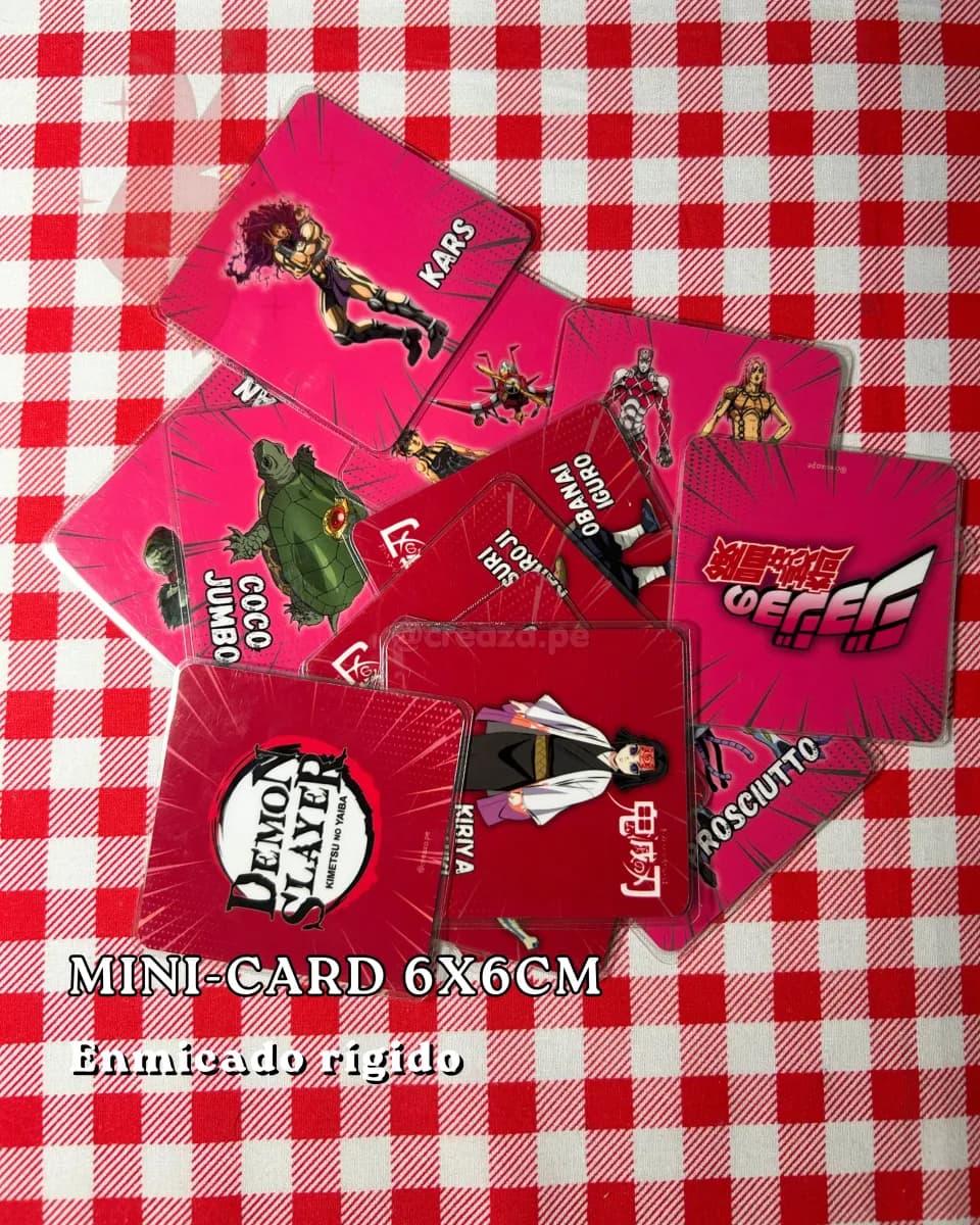 Mini-card 6x6cm (14 unidades) personalizado — Creaza Perú