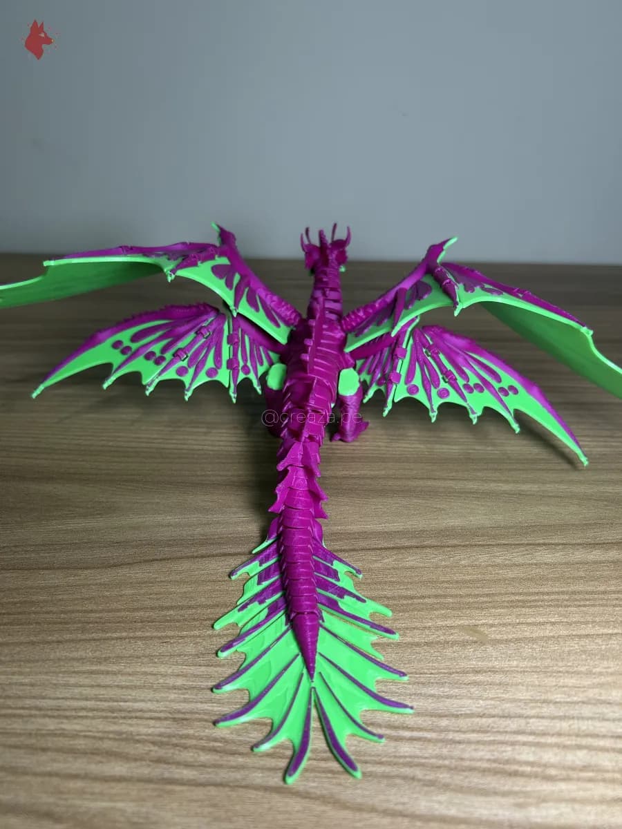 Dragón Doble Ala personalizado — Creaza Perú