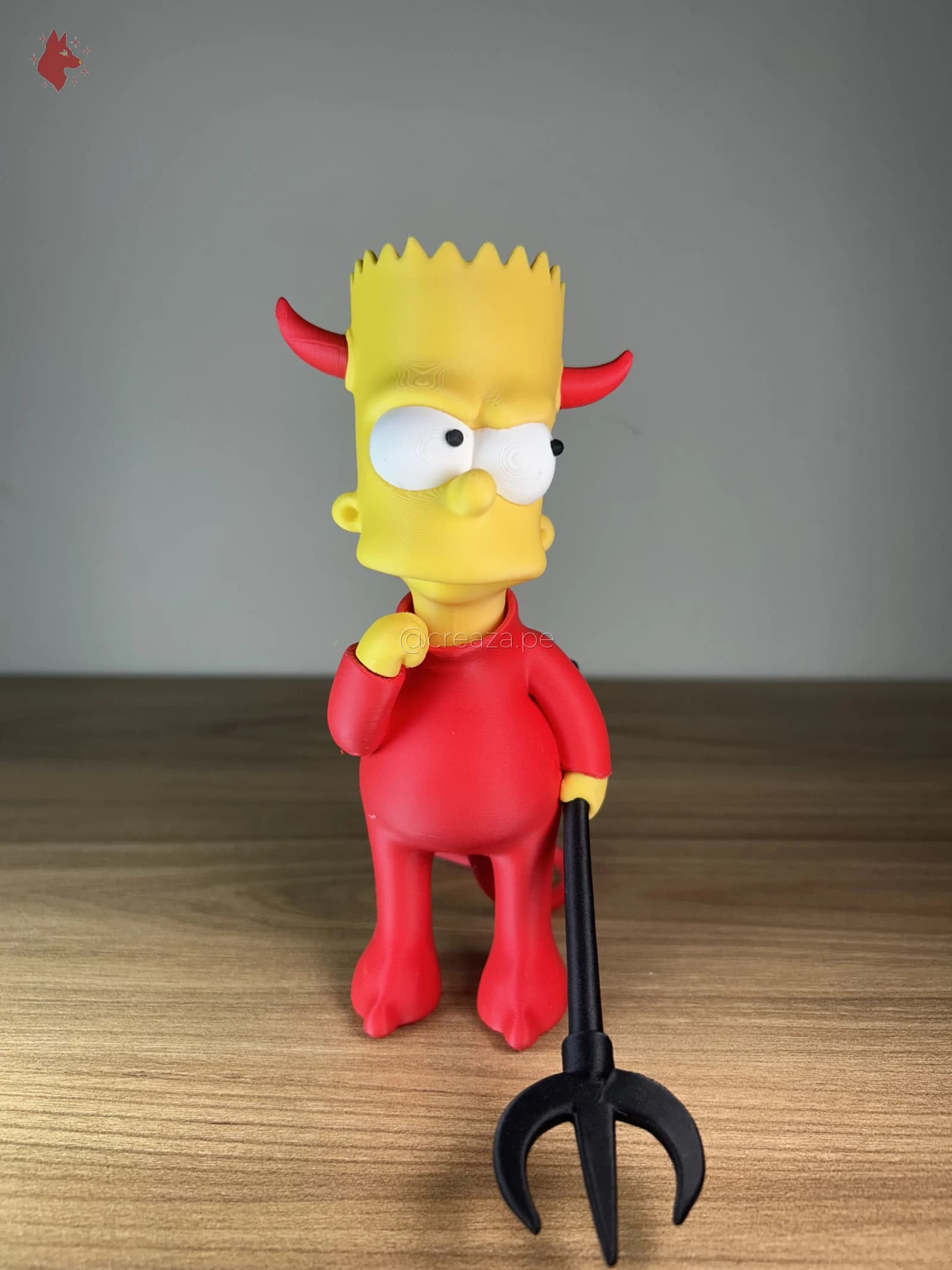 Bart el Diablo personalizado — Creaza Perú