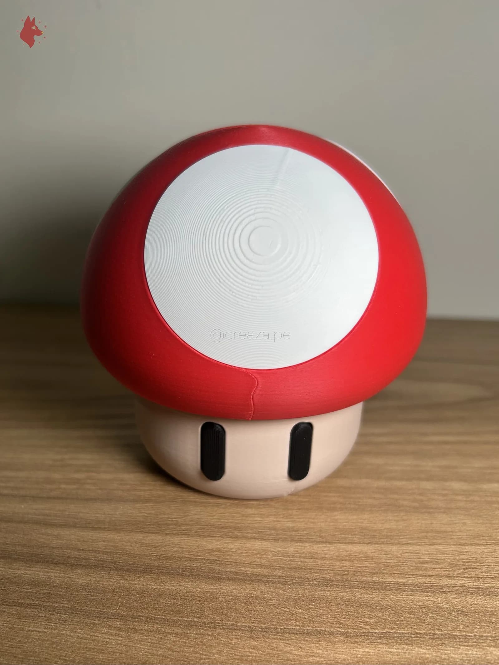 Alcancía Hongo (Super Mario) personalizado — Creaza Perú