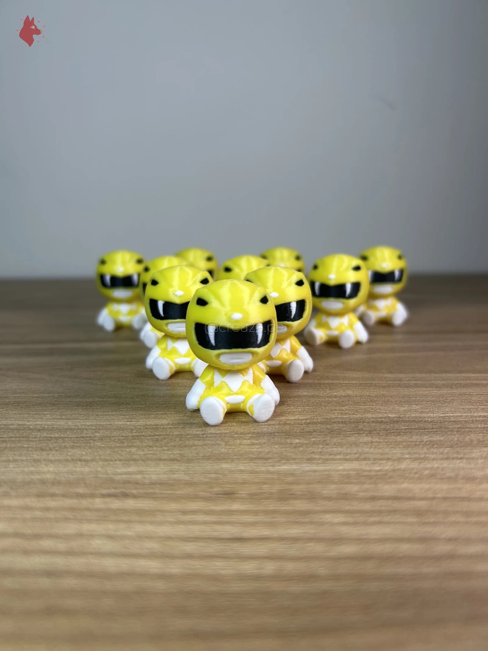 Power Ranger Amarillo miniatura personalizado — Creaza Perú