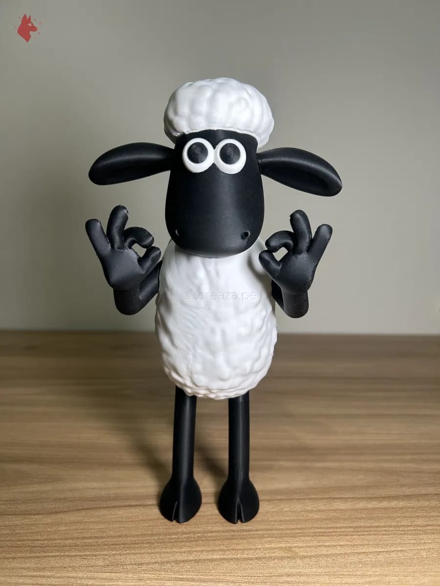 Shaun el Cordero personalizado — Creaza Perú